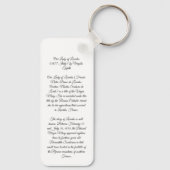 Porte-clés Notre Dame de Lourdes (Verso)