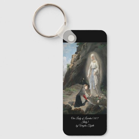 Porte-clés Notre Dame de Lourdes (Recto)