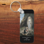 Porte-clés Notre Dame de Lourdes (Recto)