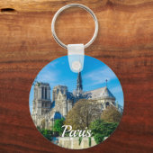 Porte-clés Notre Dame de Paris en France (Recto)