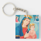 Porte-clés Notre-Dame de Perpétuel aide catholique (Devant)