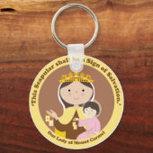 Porte-clés Notre-Dame du Mont Carmel (Recto)