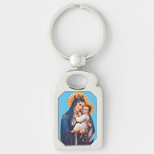 Porte-clés Notre-Dame du Mont-Carmel Art dévotionnel (Devant)