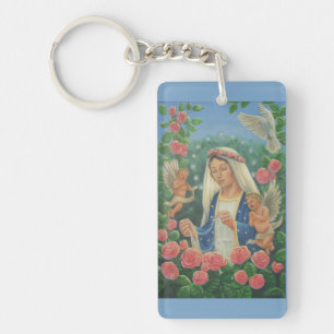 Porte-clés 'Notre-Dame du Rosaire' par Jenny McLaughlin