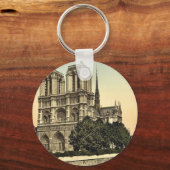 Porte-clés Notre Dame, Paris, France classique Photochrom (Recto)