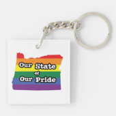 Porte-clés Notre État de notre fierté| Oregon (Dos)