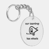 Porte-clés notre larme a des roues (Devant gauche)