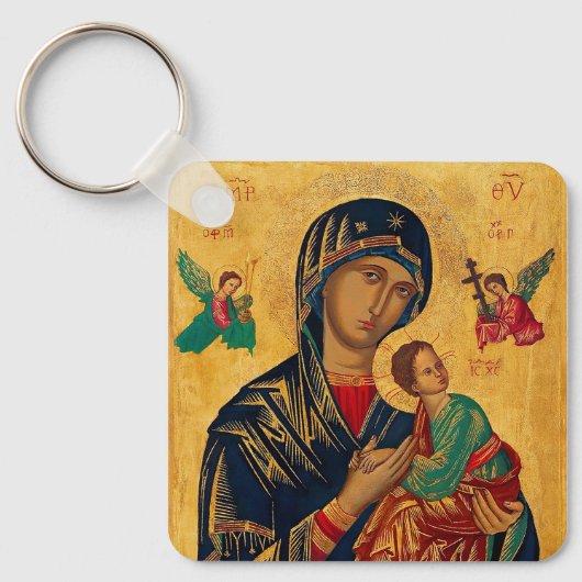 Porte-clés Notre Mère du Succor perpétuel (Recto)