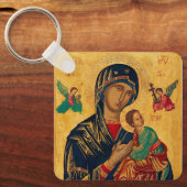 Porte-clés Notre Mère du Succor perpétuel (Recto)