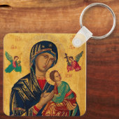 Porte-clés Notre Mère du Succor perpétuel (Verso)