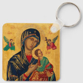 Porte-clés Notre Mère du Succor perpétuel (Dos)