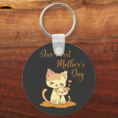 Porte-clés Notre premier jour de mère (Recto)