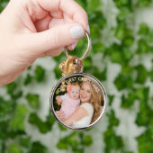 Porte-clés Notre première photo Noël Nouvelle Maman (Main)