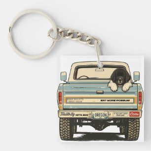 Porte-clés Notta Bear Hillbilly Terre-Neuve Camion Sti