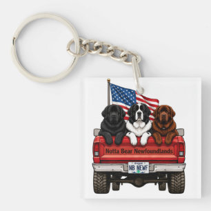 Porte-clés Notta Bear Terre-Neuve – Pickup Patriotique