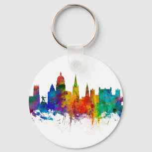 Porte-clés Nottingham England Skyline