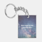 Porte-clés N'oubliez pas de lever les yeux (Devant gauche)