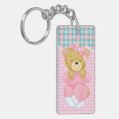 Porte-clés Nounours ours en peluche (Devant gauche)