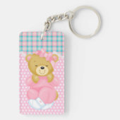 Porte-clés Nounours ours en peluche (Dos)