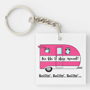 Porte-clés "Nous Aimons Dormir Autour !"