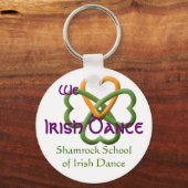 Porte-clés Nous aimons la danse irlandaise (Recto)