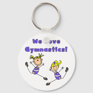 Porte-clés Nous aimons les Tshirts et les cadeaux de gymnasti