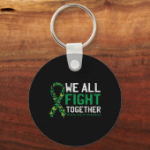 Porte-clés Nous combattons tous ensemble Gree de sensibilisat (Recto)