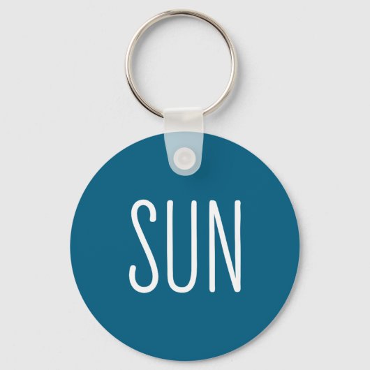 Porte-clés Nous Éclipse Solaire Soleil Couples (Recto)