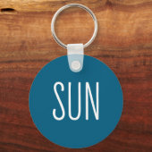 Porte-clés Nous Éclipse Solaire Soleil Couples (Recto)