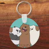 Porte-clés Nous, Groupe Ours Nus Hug (Recto)