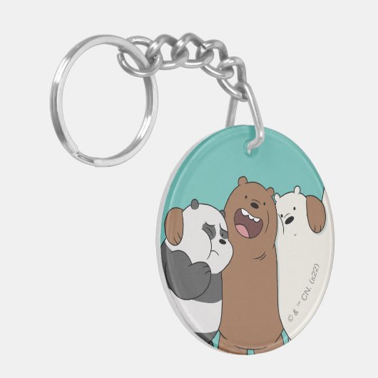 Porte-clés Nous, Groupe Ours Nus Hug (Devant gauche)