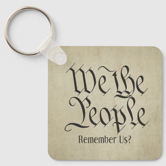 Porte-clés Nous le peuple ! (Recto)