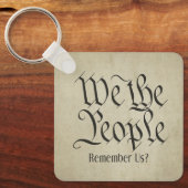 Porte-clés Nous le peuple ! (Recto)