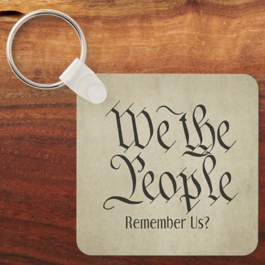 Porte-clés Nous le peuple ! (Recto)