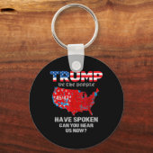 Porte-clés Nous, Le Peuple, Avons Parlé Des Élections América (Recto)