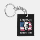 Porte-clés Nous, Le Peuple, Sommes Avec Le Soutien De Donald (Devant gauche)