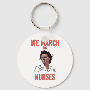 Porte-clés Nous marchons pour les infirmières - Vintage Black