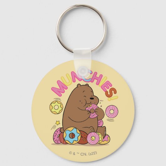 Porte-clés Nous Ours Nus - Grizz Donut Munchies! (Recto)