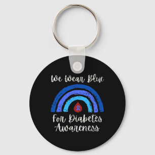 Porte-clés Nous Portons le Bleu pour le Mois de la Sensibilis