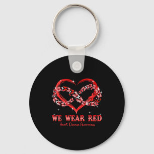 Porte-clés Nous portons le papillon rouge Heart Disease Award