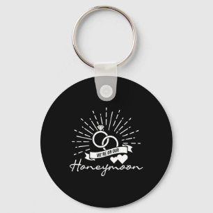 Porte-clés Nous sommes en lune de miel - Love Mariage Couple 