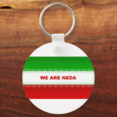 Porte-clés Nous sommes Neda (Recto)