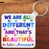 Porte-clés Nous sommes tous différents (Verso)