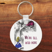 Porte-clés Nous sommes tous fous ici (Recto)