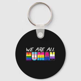 Porte-clés Nous sommes tous humains LGBT