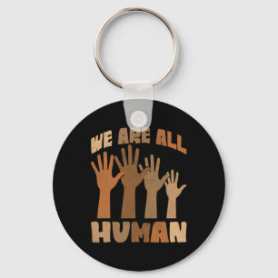 Porte-clés Nous sommes tous humains Mélanine Histoire noire A