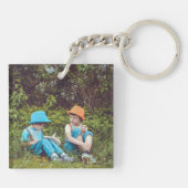 Porte-clés Nous t'aimons Grand-Père Petits-Enfants Collage Ph (Dos)