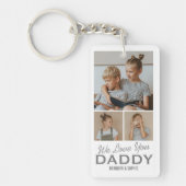 Porte-clés Nous t'aimons papa Porte - clé photo