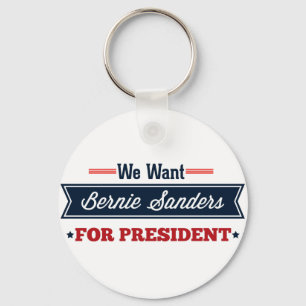 Porte-clés Nous voulons des ponceuses de Bernie pour le