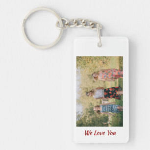 Porte-clés Nous vous aimons papa Meilleur papa Photo de la fê